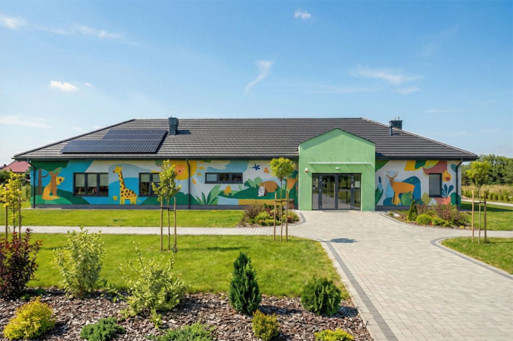 Projekt budynku LK-164 - wykończenie elewacji