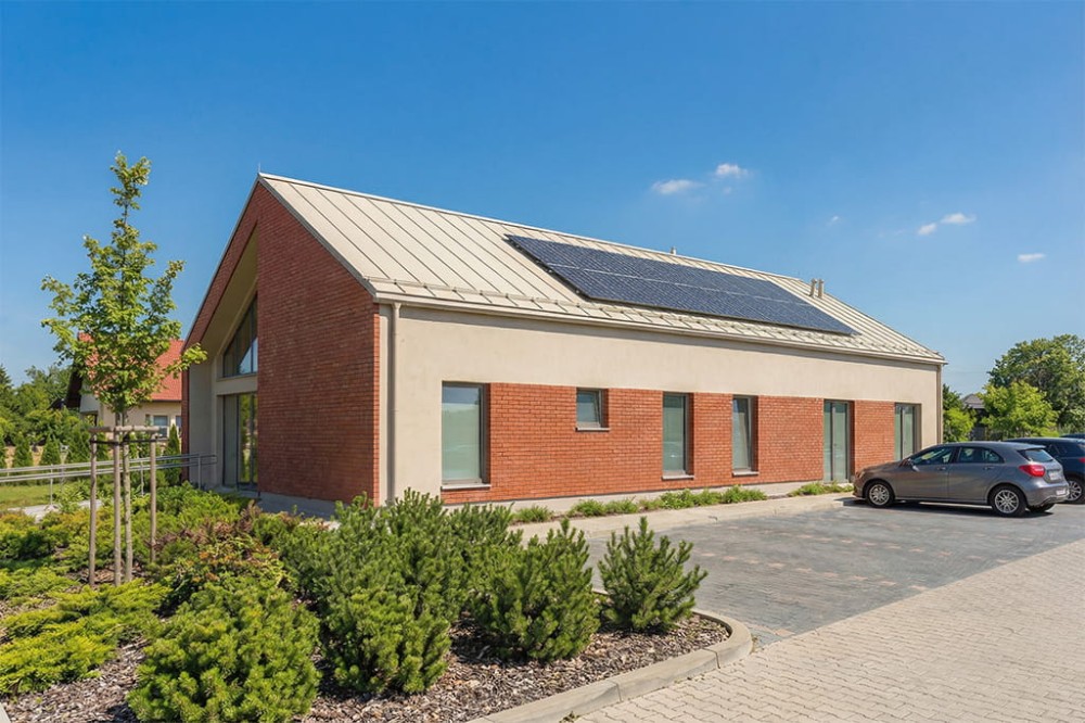 Projekt budynku K-162 - wykończenie elewacji