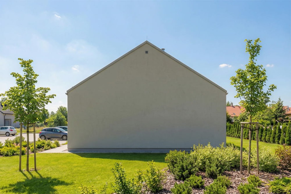 Projekt budynku K-162 - wykończenie elewacji