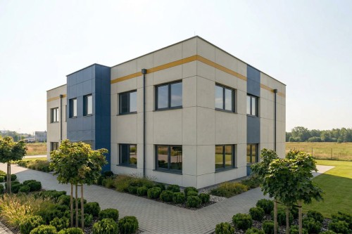 Projekt budynku K-150 - wykończenie elewacji