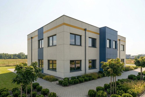 Projekt budynku LK-150 - wykończenie elewacji