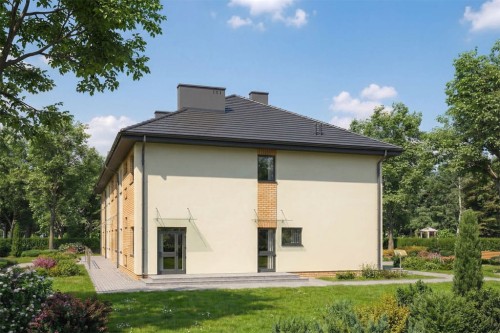 Projekt budynku K-65B - wykończenie elewacji