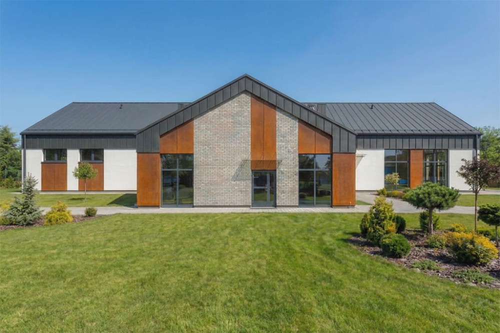 Projekt budynku K-168 - wykończenie elewacji