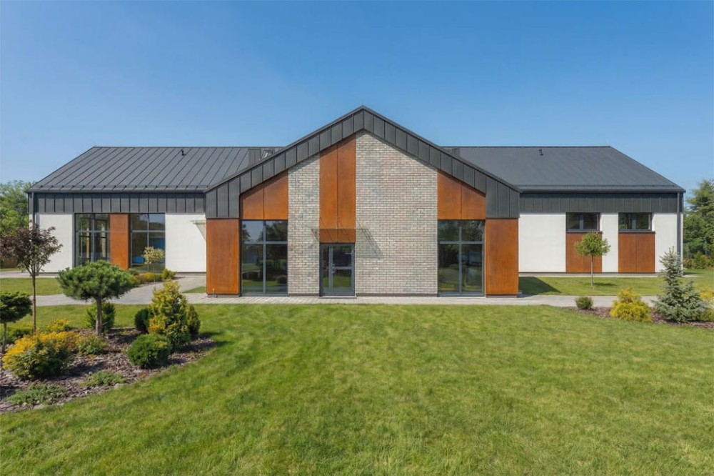 Projekt budynku LK-168 - wykończenie elewacji