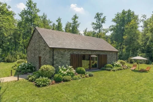 Projekt domu Tingo 2 L-6840, parterowy, bez garażu, bez podpiwniczenia - wizualizacja elewacji frontowej