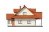 Projekt domu Storczynek 2 L-6533, parterowy z poddaszem, bez garażu, niepodpiwniczony - wizualizacja elewacji prawej