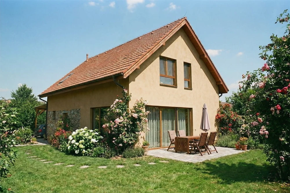 Projekt domu Aveno 2 L-6911, parterowy z poddaszem użytkowym, niepodpiwniczony, bez garażu - wizualizacja elewacji prawej