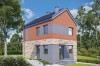 Projekt domu Egara 2 tech. L-6652 tech., piętrowy, podpiwniczony - kolorystyka wersja 2