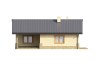 Projekt domu Rakoszyn L-6300, parterowy, bez podpiwniczenia - wizualizacja elewacji ogrodowej
