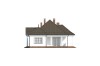Projekt domu Poniatowice L-6313, parterowy, z garażem , bez podpiwniczenia - wizualizacja elewacji prawej