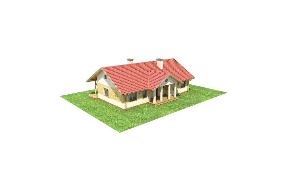 Projekt domu Sabotek 2 L-6583, parterowy, niepodpiwniczony - model