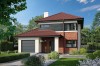 Projekt domu Mursa tech. DM-6801 tech., piętrowy, niepodpiwniczony, z garażem jednostanowiskowym - kolorystyka wersja 4