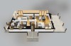 Projekt domu Etavia DM-6802, parterowy, z poddaszem użytkowym, niepodpiwniczony, bez garażu - rzut 3D parteru