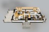 Projekt domu Etavia 2 L-6802, parterowy, z poddaszem użytkowym, niepodpiwniczony, bez garażu - rzut 3D parteru