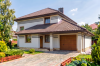 Projekt domu Nasierowo tech. DM-6109 tech., piętrowy, z garażem, bez podpiwniczenia - wizualizacja elewacji frontowej