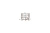 Projekt domu Bobrzany DM-5545, parterowy z garażem, z poddaszem mieszkalnym, bez podpiwniczenia - przekrój A-A