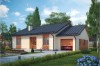 Projekt domu Radostowo N tech. DM-6503 N tech., parterowy, bez podpiwniczenia, z garażem jednostanowiskowym - kolorystyka wersja 3