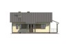 Projekt domu Skolin L-6101, parterowy, bez podpiwniczenia - elewacja frontowa