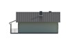 Projekt domu Skolin L-6101, parterowy, bez podpiwniczenia - elewacja ogrodowa