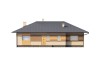 Projekt domu Chraboty N DM-6202 N, parterowy bez podpiwniczenia - elewacja frontowa