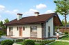 Projekt domu Serock N tech. DM-6306 N tech., parterowy, bez garażu, bez podpiwniczenia - kolorystyka wersja 4