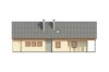 Projekt domu Franciszków L-6310, parterowy z poddaszem użytkowym, z garażem jednostanowiskowym, bez podpiwniczenia - elewacja prawa