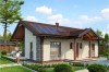 Projekt domu Osiek tech. L-6306 tech., parterowy, niepodpiwniczony, bez garażu - kolorystyka wersja 4