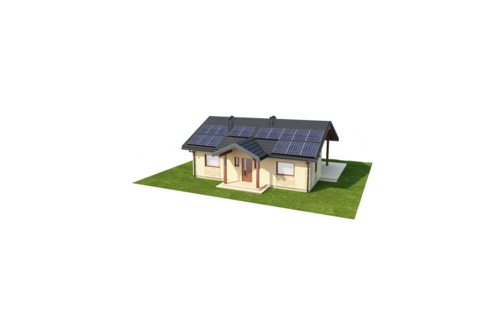 Projekt domu Serock DM-6306, parterowy, niepodpiwniczony, bez garażu - model