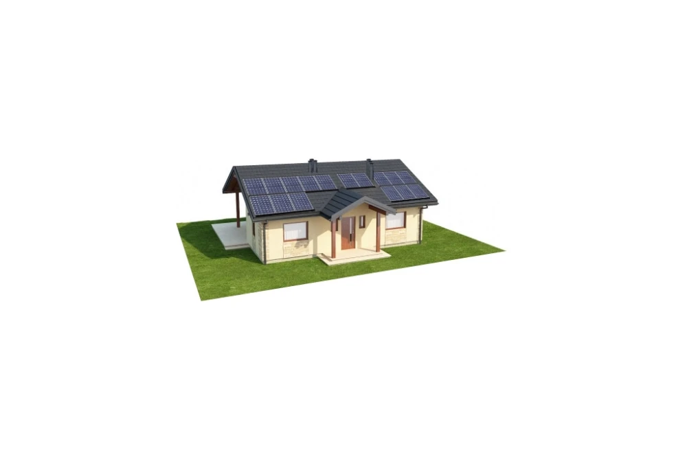 Projekt domu Osiek L-6306, parterowy, niepodpiwniczony, bez garażu - model