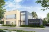 Projekt domu Laria 2 tech. L-6680 tech., piętrowy, niepodpiwniczony z garażem dwustanowiskowym - kolorystyka wersja 4