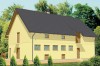 Projekt obory, chlewni tech. ZG-04 tech., parterowy ze strychem, bez podpiwniczenia - kolorystyka wersja 4