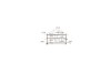Projekt restauracji z motelem K-145, piętrowy niepodpiwniczony, bez garażu - przekrój C-C