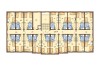 Projekt hotelu K-74, dwupiętrowy, podpiwniczony, bez garażu - rzut pierwszego piętra