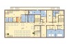 Projekt hotelu LK-74, dwupiętrowy, podpiwniczony, bez garażu - rzut piwnicy