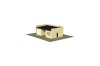 Projekt budynku usługowo-garażowego ZG-61, parterowy, bez podpiwniczenia - model