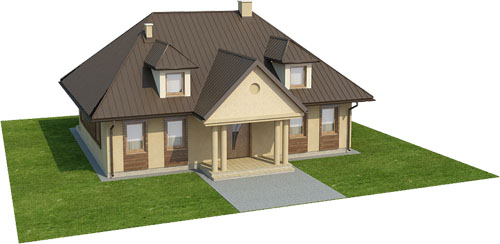 Projekt domu DM-6135 - model