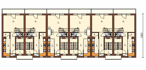 Projekt domu DM-6491 - rzut