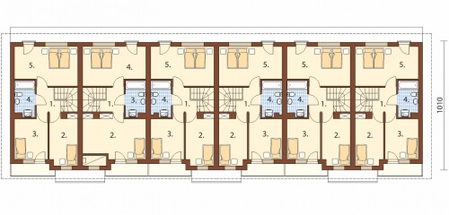 Projekt domu DM-6491 - rzut