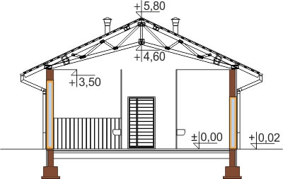 Projekt ZG-73 - przekrój