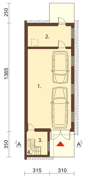 Projekt LZG-50 - rzut