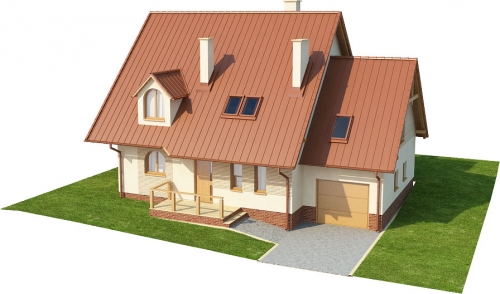 Projekt domu DM-6161 - model