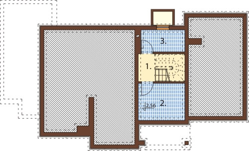 Projekt domu DM-6426 B - rzut