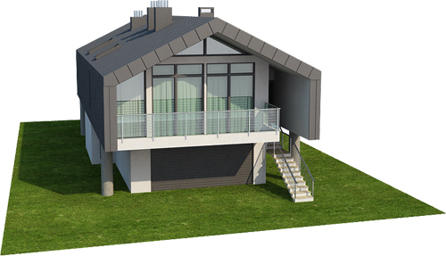 Projekt domu L-6505 - model