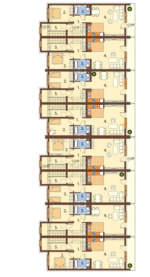 Projekt domu DM-6502 - rzut