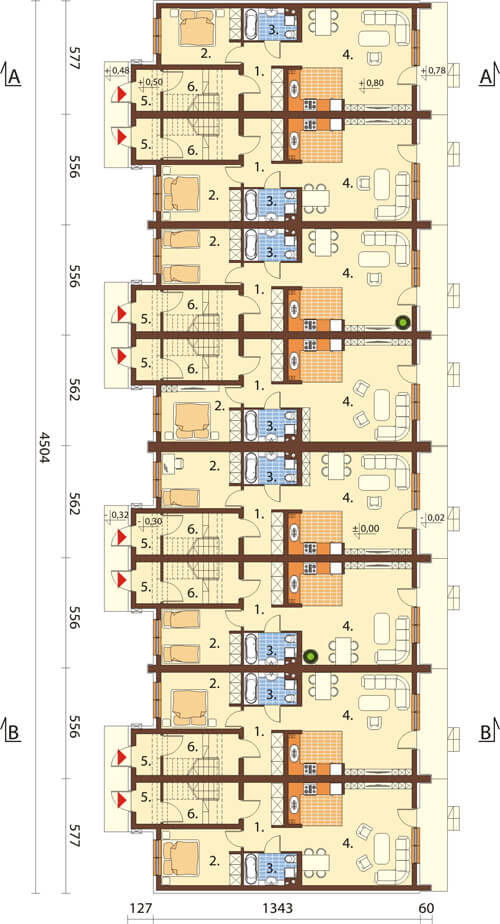 Projekt domu DM-6502 - rzut