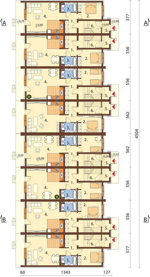 Projekt domu L-6502 - rzut