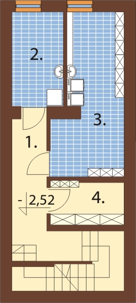 Projekt domu DM-6040 N - rzut