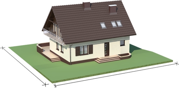 Projekt domu DM-5573 N - model
