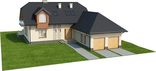 Projekt domu DM-5558 - model
