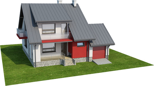 Projekt domu DM-6225 - model